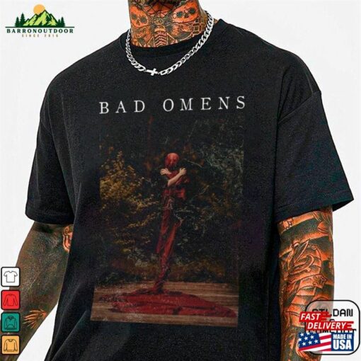 Bad Omens Red Veil T-Shirt Vintage 2024 Shirt Rock Music Sweatshirt Classic