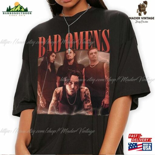 Bad Omens Vintage 90S Shirt A Tour Of The Concrete Jungle 2023 Sweatshirt T-Shirt Unisex