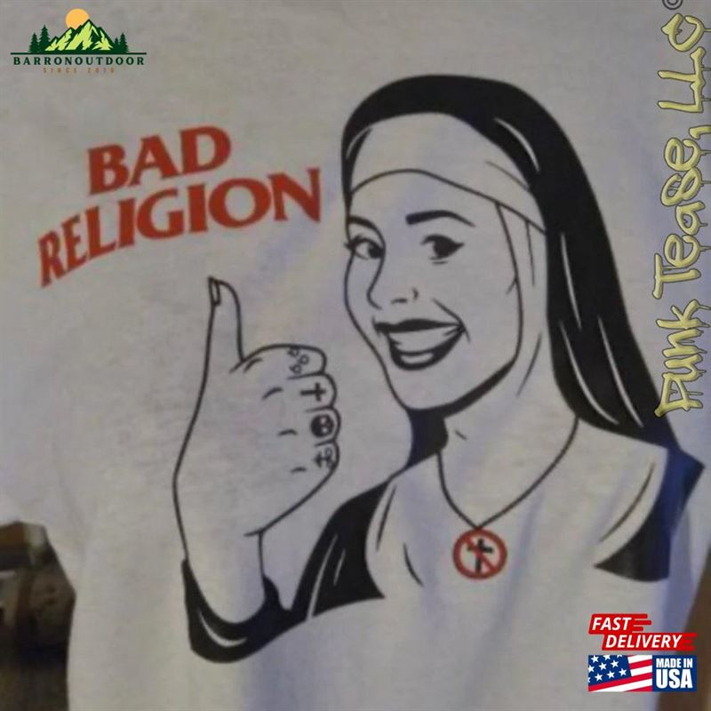 Bad Religion Nun Tee T-Shirt Unisex Bad Religion Nun Tee T-Shirt Unisex