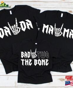 Bad Two The Bone Birthday Family Shirts 2Nd Boy Rock N Roll Theme T-Shirt Unisex Bad Two The Bone Birthday Family Shirts 2Nd Boy Rock N Roll Theme T-Shirt Unisex