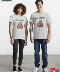 Badass Santa Merry Christmas Funny Joke Essential T Shirt Sweatshirt 1