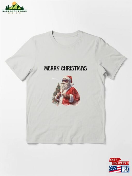 Badass Santa Merry Christmas Funny Joke Essential T-Shirt Sweatshirt