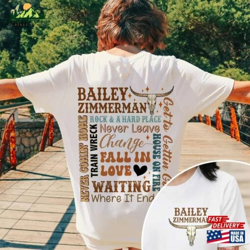 Bailey Zimmerman Music Shirt Sweatshirt Hoodie