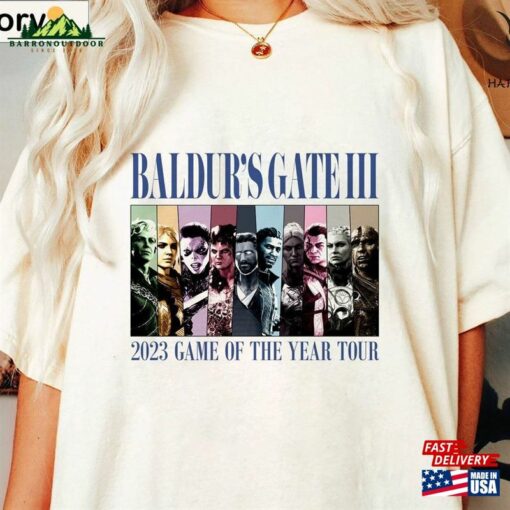 Baldur’s Gate 3 Game Of The Year Eras Comfort Colors T-Shirt Shirt Gaming Tee Classic