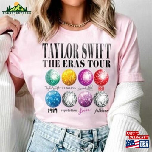 Ball Disco Taylor The Eras Tour Album Shirt Unisex Hoodie