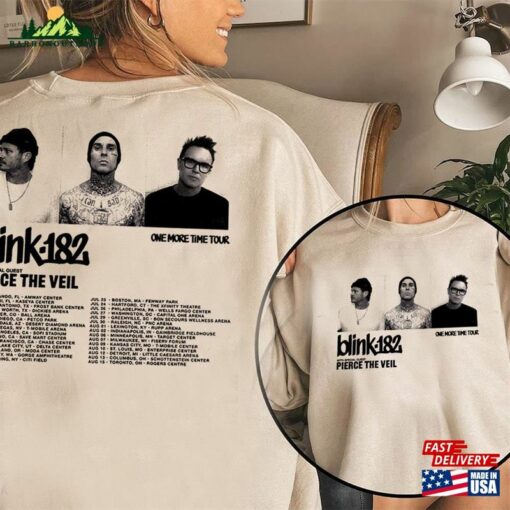 Band Blink 182 One More Time Tour 2024 T-Shirt Sweatshirt Classic Unisex