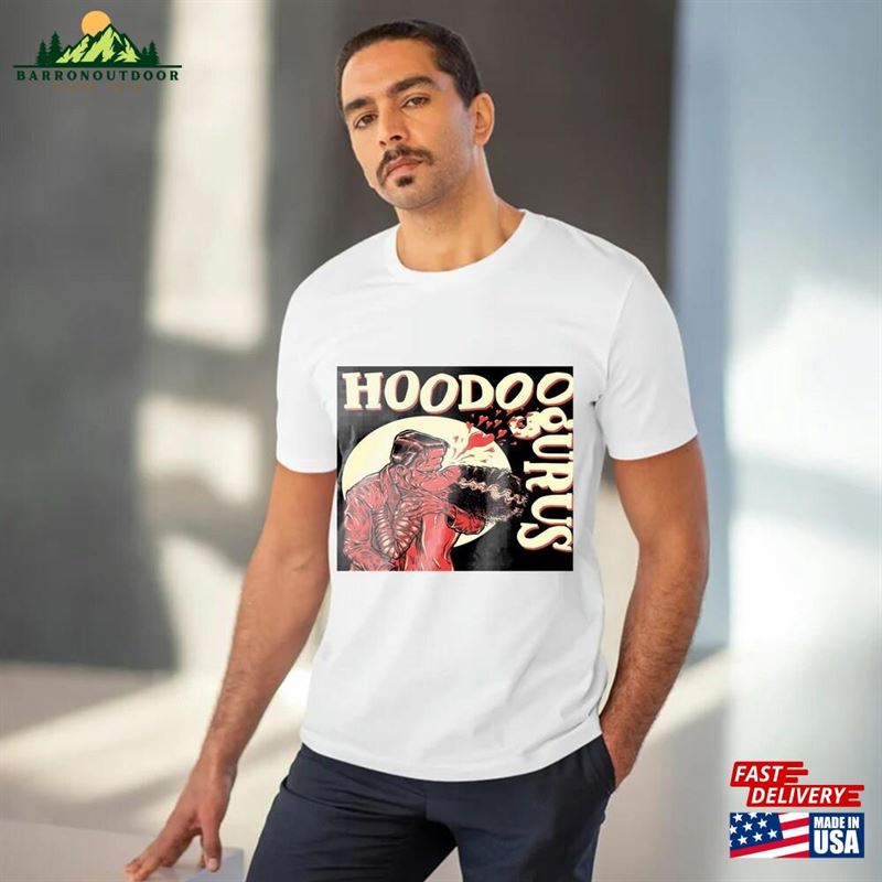 Band Hoodoo Gurus Music Show Tour T-Shirt Unisex Classic Band Hoodoo Gurus Music Show Tour T-Shirt Unisex Classic