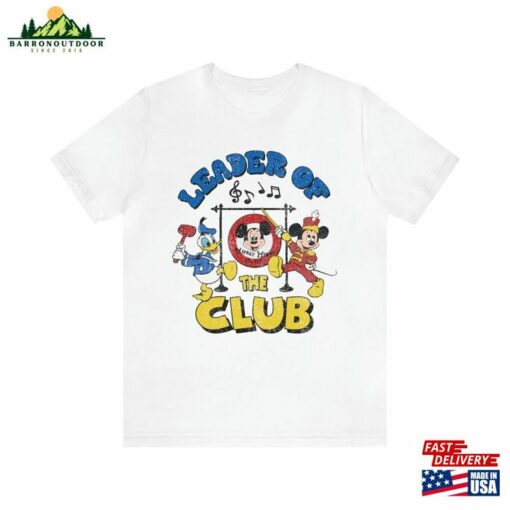 Band Leader Mickey Mouse Club Vintage Style Mk Mmc Wdw Unisex Tee Sweatshirt