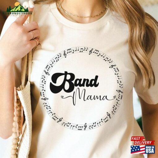 Band Mom Shirt Marching T-Shirt For Director Gift Unisex