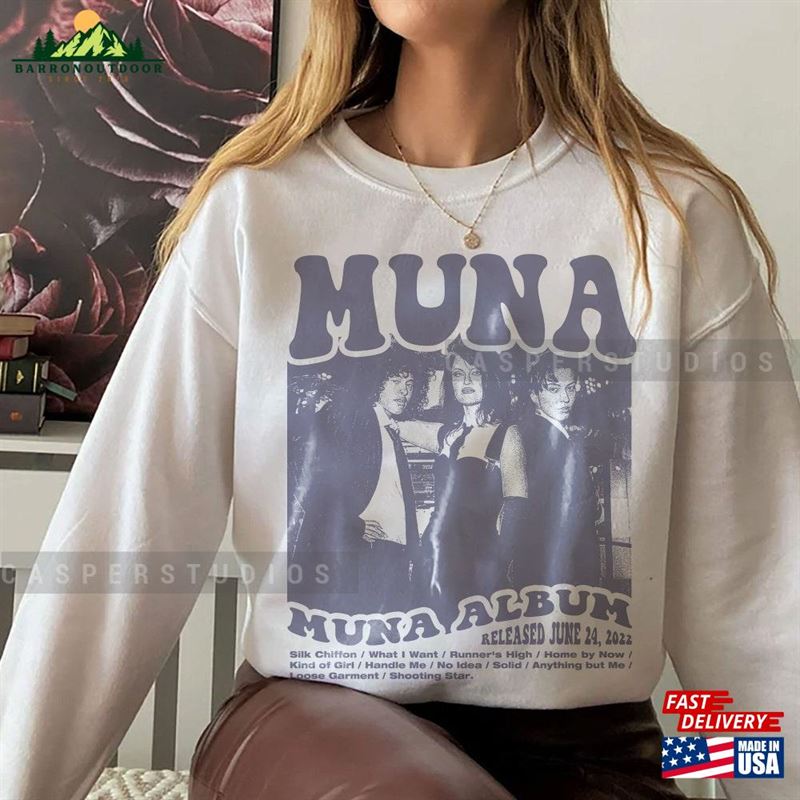 Band Music Muna Album Tshirt Retro Hoodie Merch T-Shirt Band Music Muna Album Tshirt Retro Hoodie Merch T-Shirt