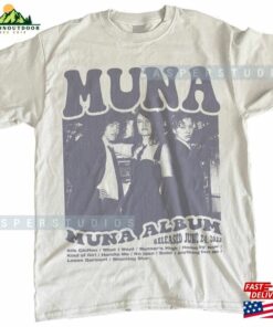 Band Music Muna Album Tshirt Retro Hoodie Merch T Shirt 2