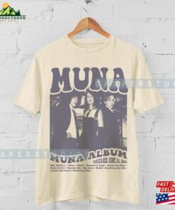 Band Music Muna Album Tshirt Retro Hoodie Merch T Shirt 3