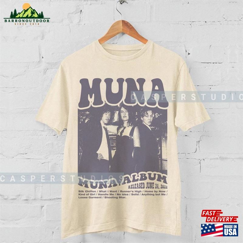 Band Music Muna Album Tshirt Retro Hoodie Merch T-Shirt Band Music Muna Album Tshirt Retro Hoodie Merch T-Shirt