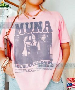 Band Music Muna Album Tshirt Retro Hoodie Merch T Shirt 4