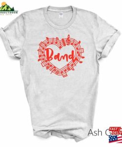Band Music Notes In Heart Shirt Marching Customize School Colors Unisex Sweatshirt 3