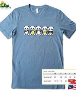 Band O’pandas Steel Blue T-Shirt Sweatshirt Band O’pandas Steel Blue T-Shirt Sweatshirt