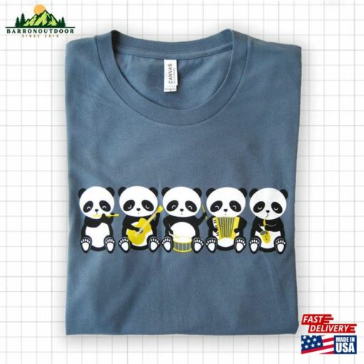 Band O’pandas Steel Blue T-Shirt Sweatshirt