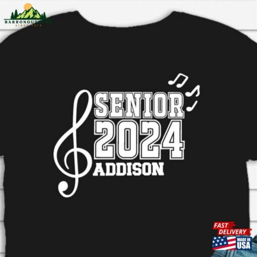 Band Senior 2024 T-Shirt Custom Shirt Night T-Shirts Sweatshirt Hoodie