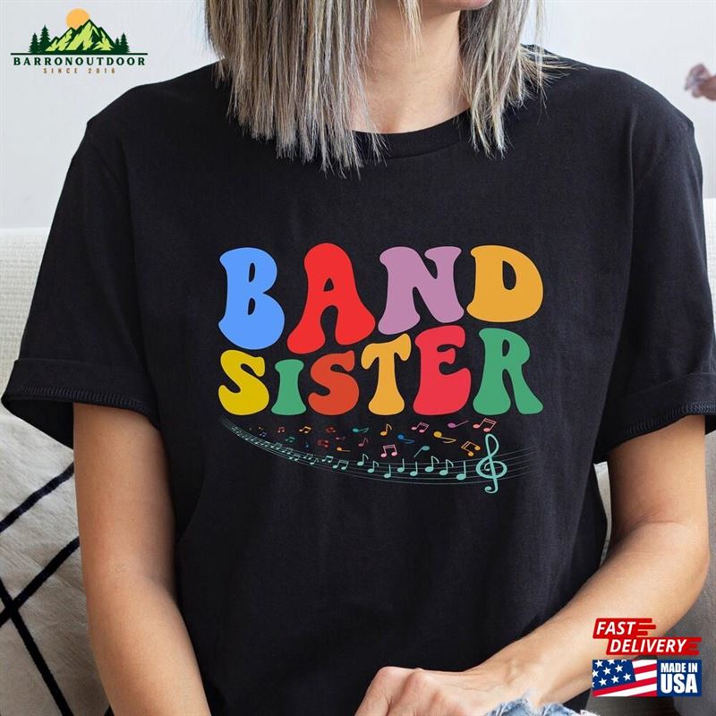 Band Sister Shirt Cheer T-Shirt Lover Sweatshirt Hoodie Band Sister Shirt Cheer T-Shirt Lover Sweatshirt Hoodie