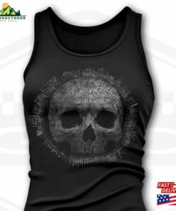 Bands’n’bones Women’s Skull Circle Goth Noir Tank Top Classic Sweatshirt
