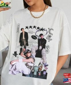 Bangchan Stray Kids 5 Star Vintage Shirt Kpop Hoodie Unisex Classic 1