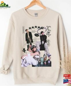 Bangchan Stray Kids 5 Star Vintage Shirt Kpop Hoodie Unisex Classic 4
