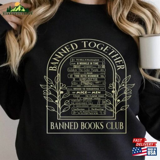 Banned Books Club Sweatshirt I’m With The Book Hoodie T-Shirt