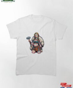 Barbarian With Thors Hammer Classic T Shirt Hoodie Unisex 2
