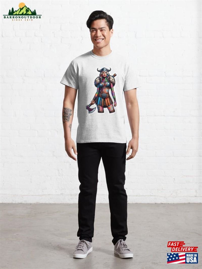 Barbarian Woman Classic T-Shirt Sweatshirt Unisex Barbarian Woman Classic T-Shirt Sweatshirt Unisex