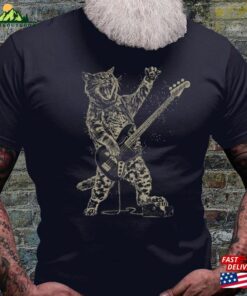 Bassist Rockstar Cat Shirt Sweatshirt Hoodie Bassist Rockstar Cat Shirt Sweatshirt Hoodie