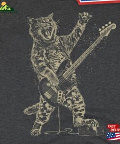 Bassist Rockstar Cat Shirt Sweatshirt Hoodie