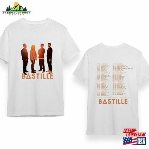 Bastille 2023 Tour Shirt North American Merch Unisex Hoodie