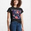 Batik Vibrant Floral Mandala With Abstract Elements Classic T-Shirt Sweatshirt Unisex
