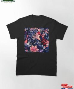 Batik Vibrant Floral Mandala With Abstract Elements Classic T-Shirt Sweatshirt Unisex