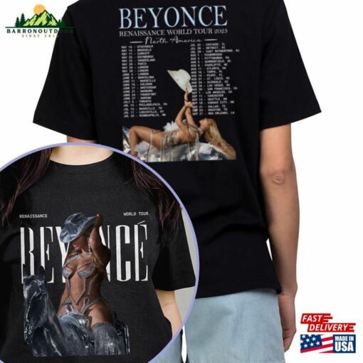 Be Yon Ce Renaissance World Tour 2023 Png Bey Once Vintage Music T-Shirt Active Unisex Classic