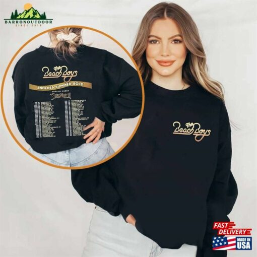 Beach Boys Endless Summer Gold 2024 Tour Shirt Band Fan Classic Sweatshirt