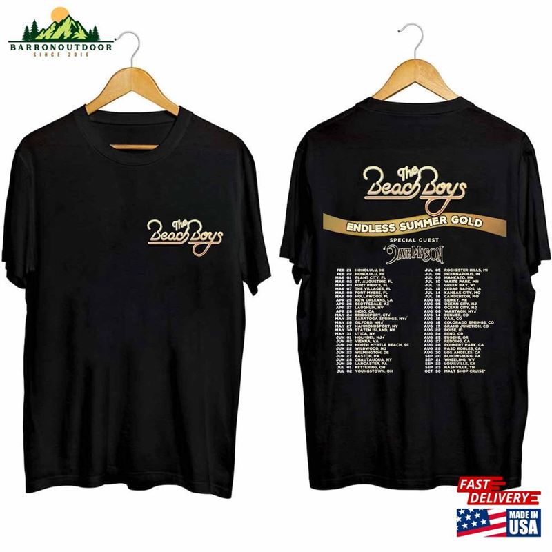 Beach Boys Endless Summer Gold 2024 Tour Shirt Band Fan Hoodie Unisex Beach Boys Endless Summer Gold 2024 Tour Shirt Band Fan Hoodie Unisex