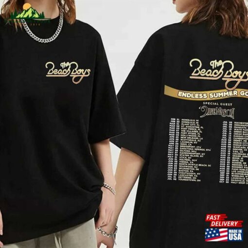 Beach Boys Endless Summer Gold 2024 Tour Shirt Band Fan T-Shirt Sweatshirt