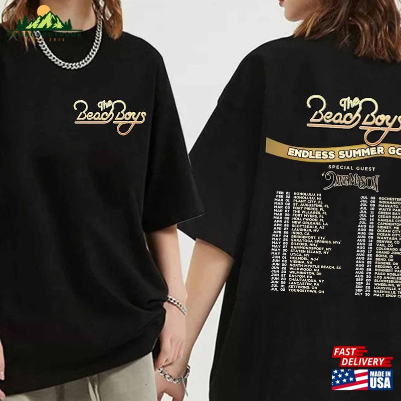 Beach Boys Endless Summer Gold 2024 Tour Shirt Band Fan T-Shirt Sweatshirt Beach Boys Endless Summer Gold 2024 Tour Shirt Band Fan T-Shirt Sweatshirt