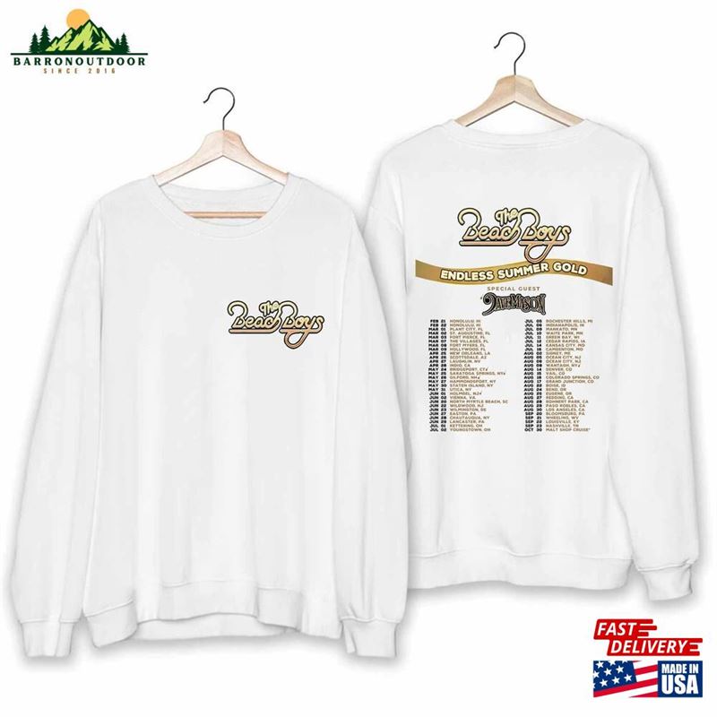Beach Boys Endless Summer Gold 2024 Tour Shirt Band Fan T-Shirt Sweatshirt Beach Boys Endless Summer Gold 2024 Tour Shirt Band Fan T-Shirt Sweatshirt
