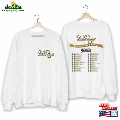 Beach Boys Endless Summer Gold 2024 Tour Shirt Band Fan T-Shirt Sweatshirt