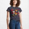Bears And Roses Red Flowers Classic T-Shirt