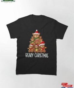 Beary Christmas Bear Tree Funny Family Xmas Hat Classic T-Shirt Unisex