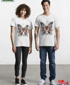 Beautiful Butterfly With Abstract Elements Essential T Shirt Sweatshirt 1