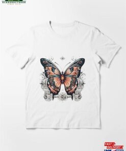 Beautiful Butterfly With Abstract Elements Essential T Shirt Sweatshirt Hoodie 2