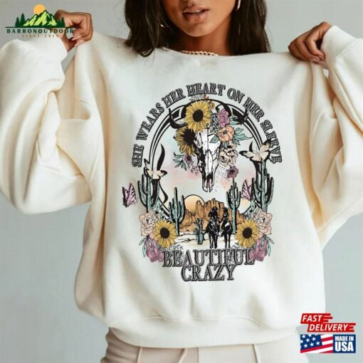 Beautiful Crazy Bleached Heather Peach T-Shirt Sweatshirt Hoodie Classic