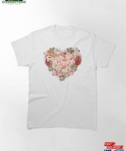 Beautiful Pink Vintage Flowers Classic T-Shirt Hoodie