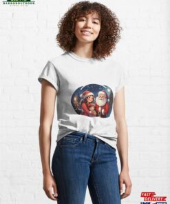 Beautiful Postcard Of The Claus Family Classic T Shirt Unisex 1