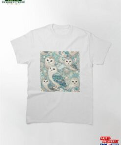 Beautiful Snow Owls Classic T Shirt Hoodie 2