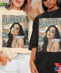 Becky G Comic Shirt 90S Vintage Merch Book Art Sin Pijama Album World Tour Tickey 2023 Graphic Tee Gift V1 Hoodie Unisex